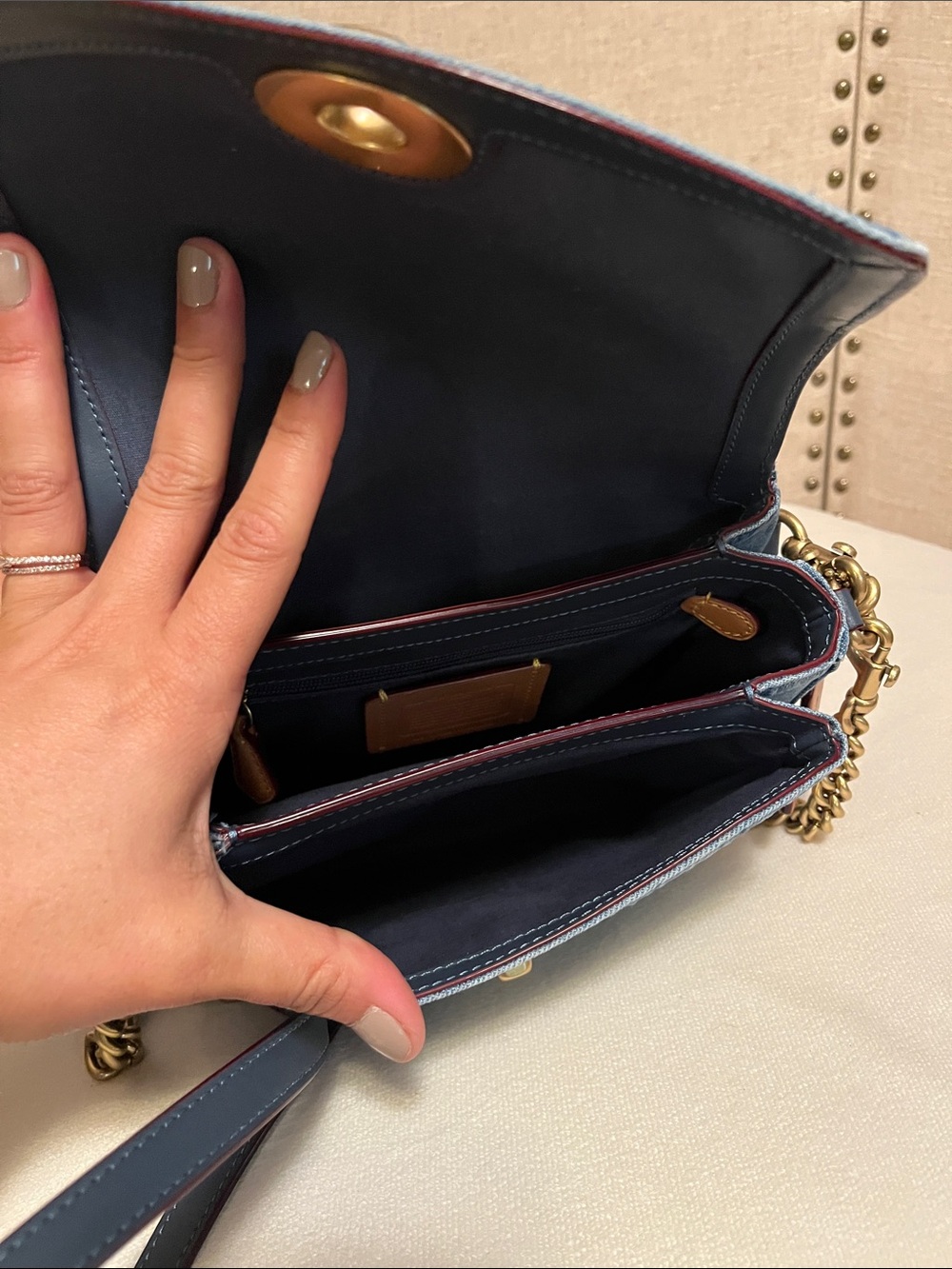 Coach Cassie denim 19 crossbody - Picture 9 of 10